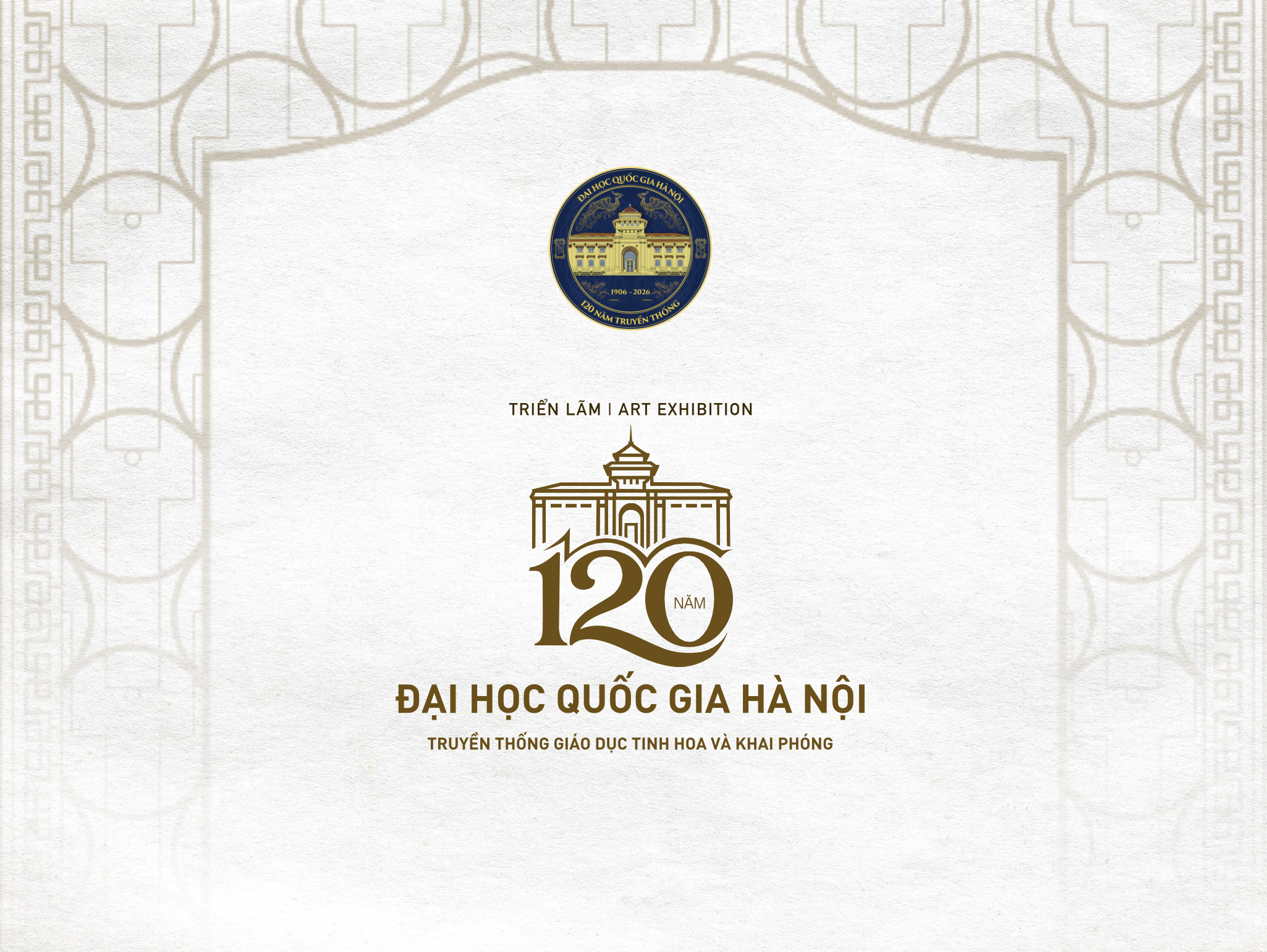 Thông cáo báo chí | Triển lãm "120 năm Đại học Quốc gia Hà Nội - Truyền thống giáo dục tinh hoa và khai phóng"